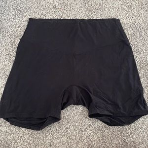 Black biker shorts